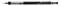 Pentel Graphlet Mechanical Pencil, .5mm